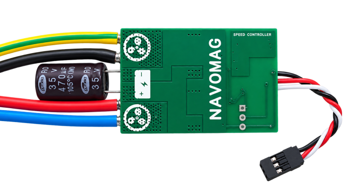 ESC 5-26V, 755 cu Ultra Protecții pentru Navomodele – Regulator Motor Periat [2]