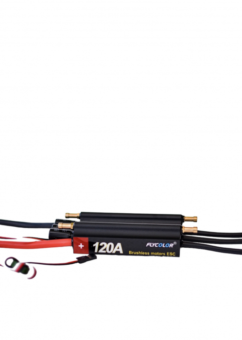 ESC Brushless 120A FlyColor – UBEC Inclus, Răcire pe Apă pentru Bărci RC [2]