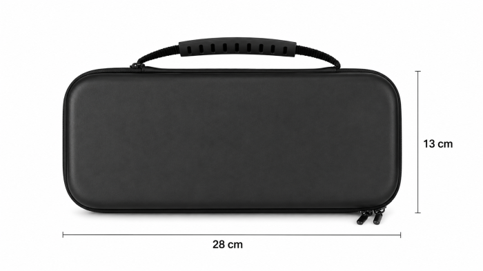 Husa Organizator Accesorii Pescuit cu Compartimente pentru Carlige, Ace si Plute, 28x13x7 cm, Negru [3]