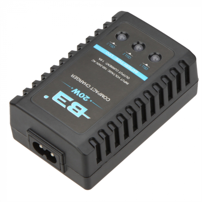 Încărcător B3 20W 1.6A pentru Acumulatori Li-Po 2S și 3S - Siguranță și Performanță [3]