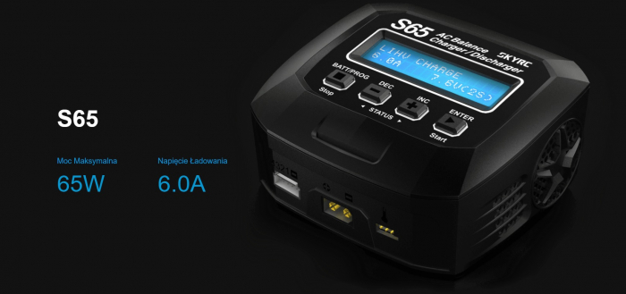 Incarcator Lipo cu Balansare SKYRC S65 65W 6A [2]