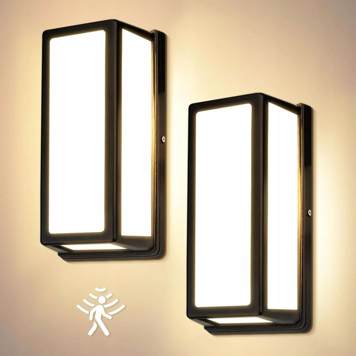 Lampă de exterior Highsam cu senzor de mișcare IP65 LED 24W [2]