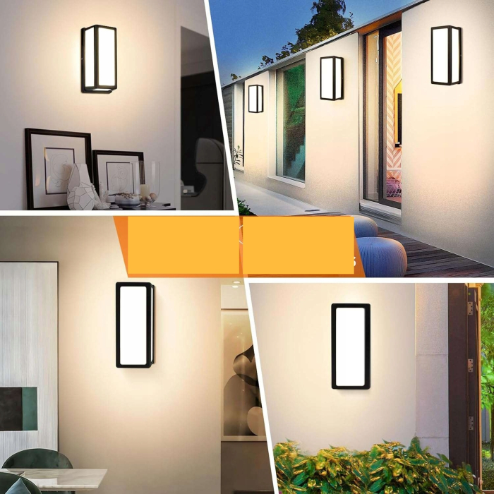 Lampă de exterior Highsam cu senzor de mișcare IP65 LED 24W [4]