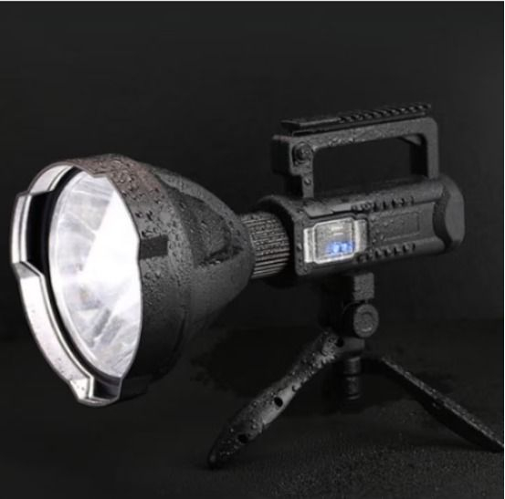 Lanterna profesionala led 50w 3000 lumeni, powerbank, trepied [4]