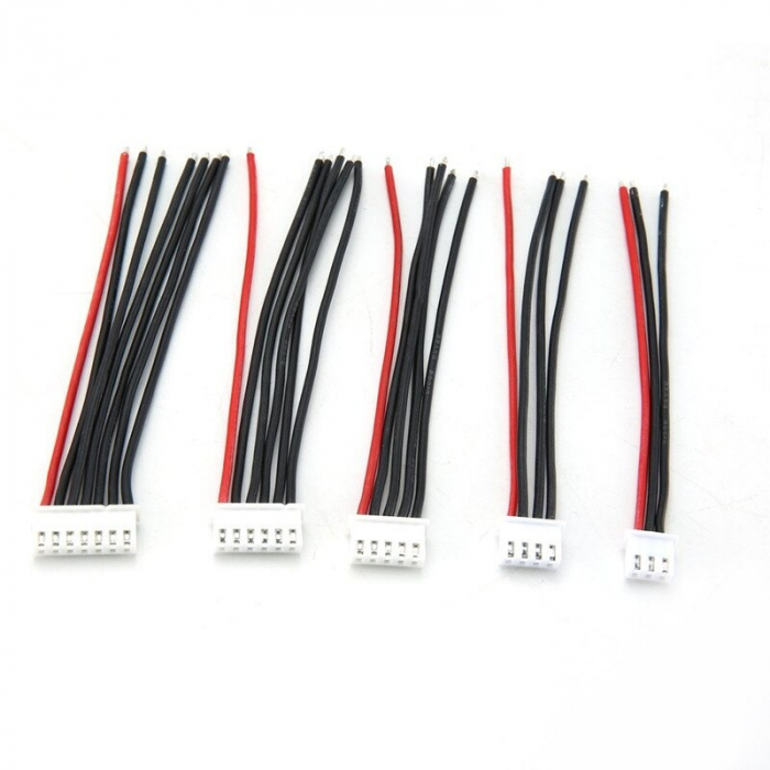 Mufă Balans Celule LiPo 4S cu Conector JST-XH și Cablu 22AWG Compatibilă Imax B6 [2]
