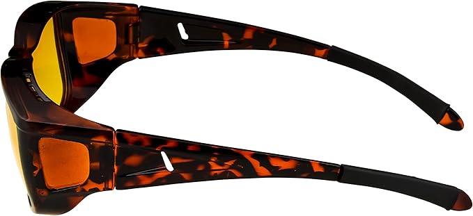 Ochelari Polarizați Fit-Over UV400 pentru Condus Noaptea – Lentile Galbene Anti-Orbire [3]