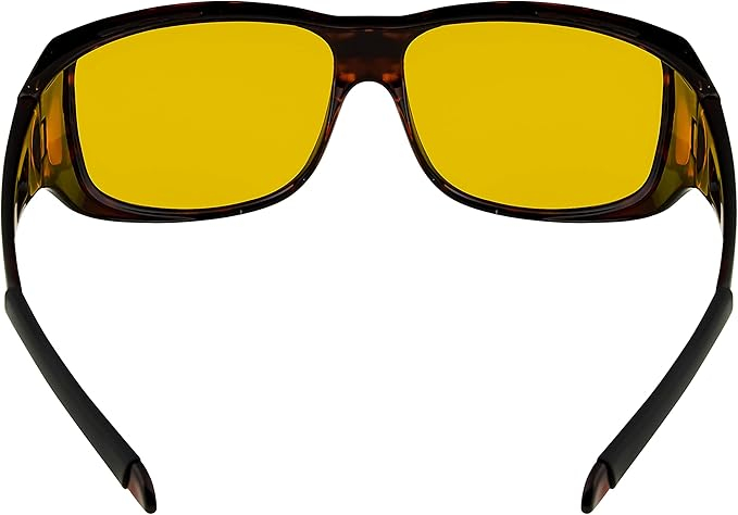 Ochelari Polarizați Fit-Over UV400 pentru Condus Noaptea – Lentile Galbene Anti-Orbire [5]