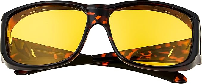 Ochelari Polarizați Fit-Over UV400 pentru Condus Noaptea – Lentile Galbene Anti-Orbire [4]