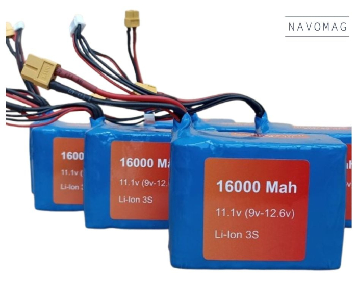 Pachet Acumulator Li-Ion 3S 16000mAh 11.1V XT60 cu Încărcător IMAX B6 V3 și Alimentator SAGEM [3]