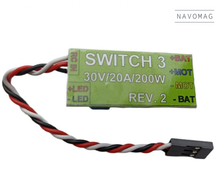 Modul RC Switch 3 - Control Motor Cuva Rotativă, 30V, 16A [5]