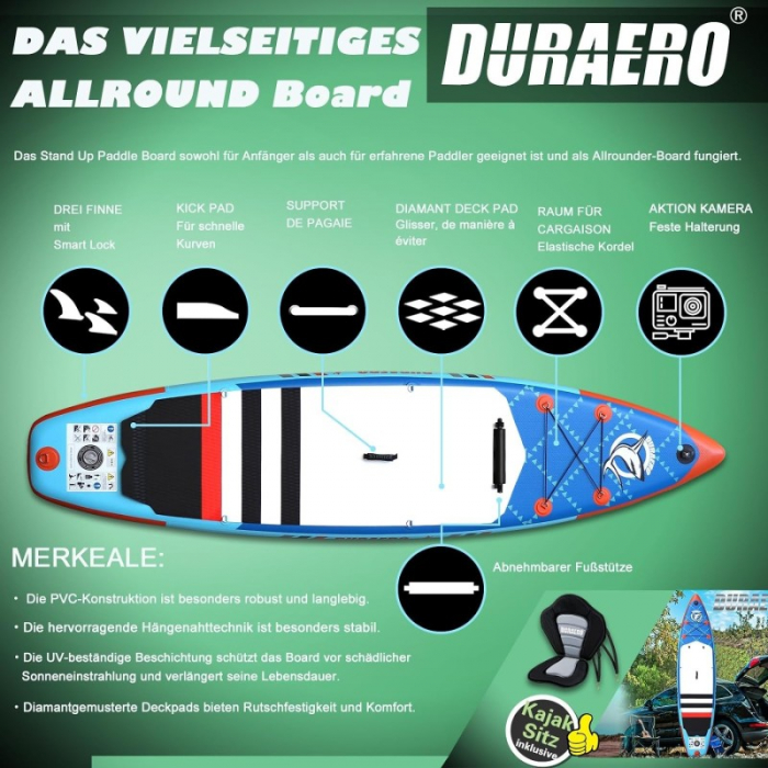 Placă SUP Gonflabilă 2-în-1 – Oferta Limitată! Tot ce Ai Nevoie pentru Aventuri de Neuitat. Cumpără Acum, Stocuri Reduse! [3]