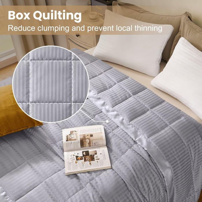 Plapumă King 228  × 228 cm Microfibră Premium – Culoare Crem [6]