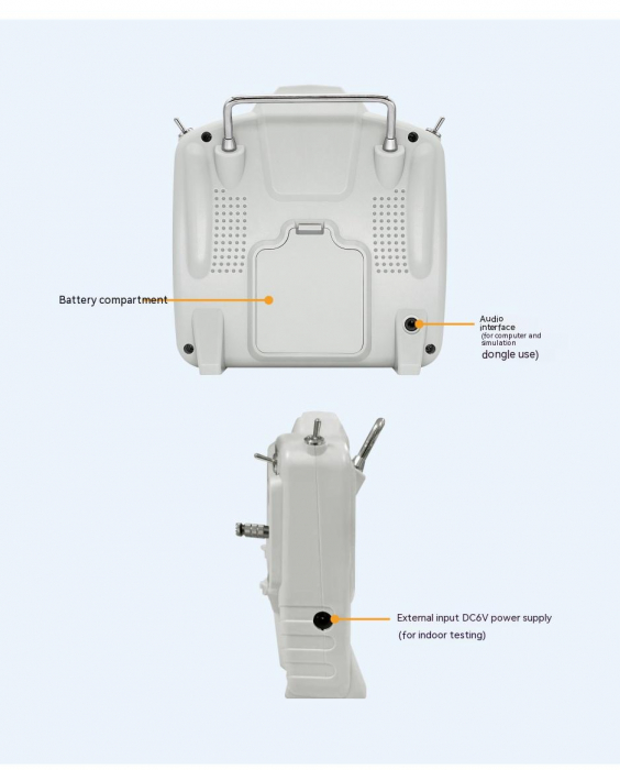 Microzone MC6C – Radiocomandă 6 Canale cu Receiver Inclus | Control Precis & Semnal Puternic [8]
