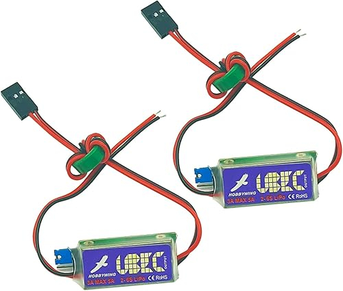 Regulator tensiune UBEC 3A Hobbywing 2–6S LiPo pentru modele RC [2]