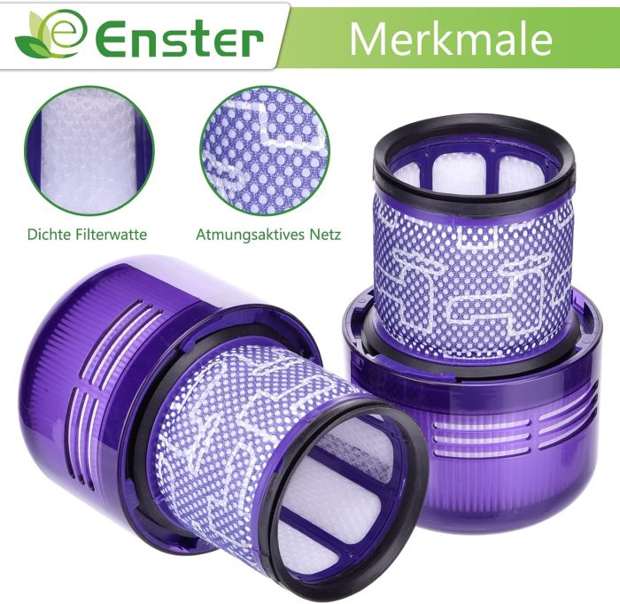 Set 3 Filtre HEPA Lavabile Renew Force Compatibile Dyson V11 V15 SV14 [3]