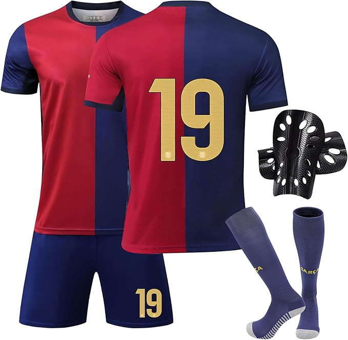 Set Echipament Fotbal Copii 10-11 Ani cu Tricou, Pantaloni Scurți, Șosete și Protecții [2]