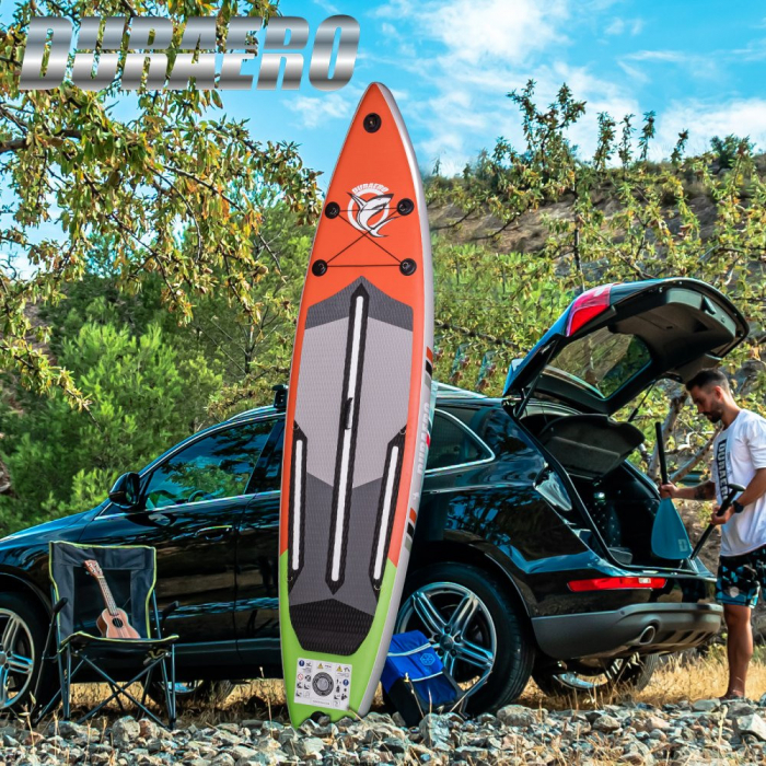 Placă SUP Gonflabilă Portocalie 2-în-1 – Oferta Limitată! Tot ce Ai Nevoie pentru Aventuri de Neuitat. Cumpără Acum, Stocuri Reduse! [2]