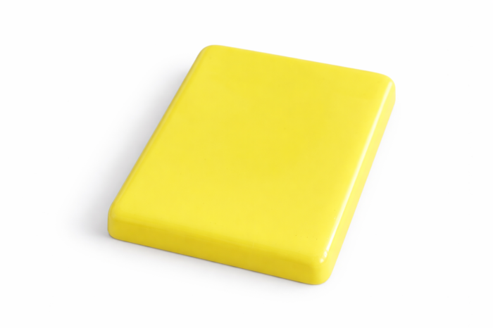 Suport baterie litiu-ion ABS 3mm 7,7x9,5x1 cm galben fluo sau negru [3]