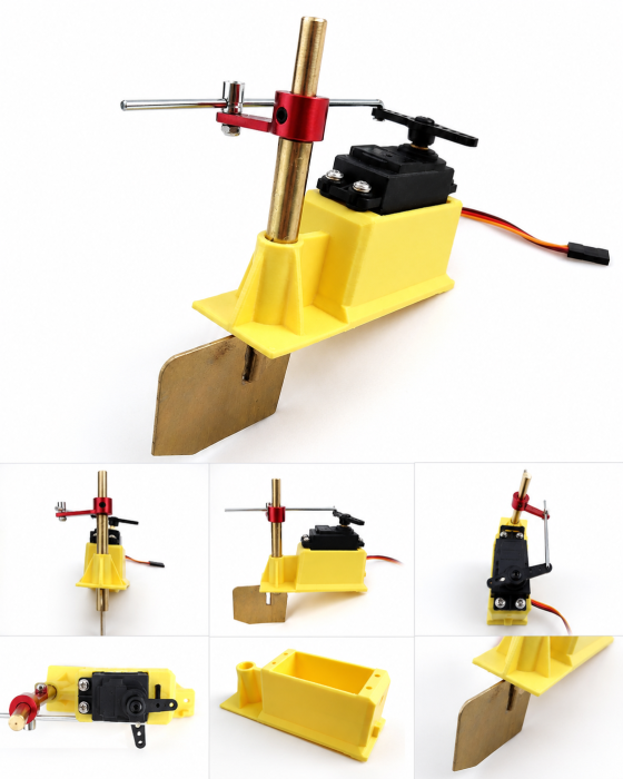 Suport Cârmă Navomodel RC Printat 3D din PETG Durabil [7]