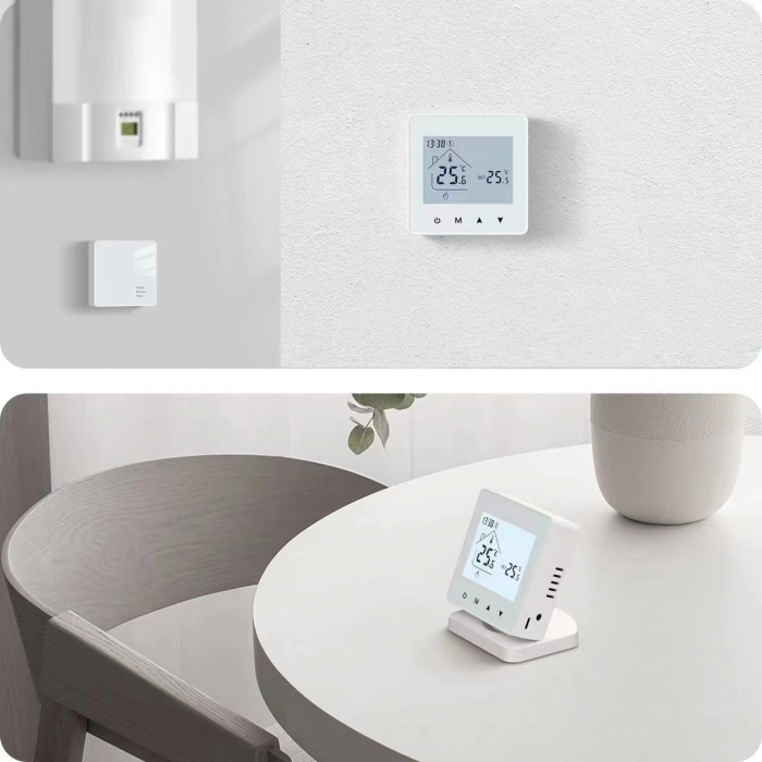 Termostat Inteligent WiFi TUYA RF433 – Control Mobil, Compatibil Încălzire Apă și Centrala Gaz SmartHome [4]