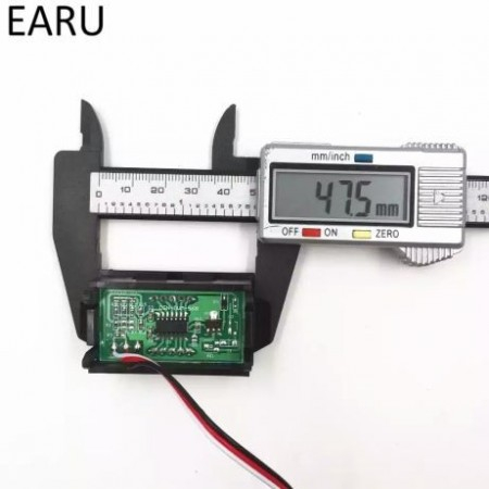 Voltmetru Digital 12V – Afișaj LED Roșu, Protecție la Alimentare Inversă, Ideal pentru Automodele, Navomodele și Aeromodele [4]