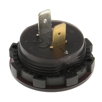Voltmetru Digital Rotund 5-35V – Afișaj LED Verde, Rezistent la Apă, Ideal pentru Navomodele și Motociclete [4]