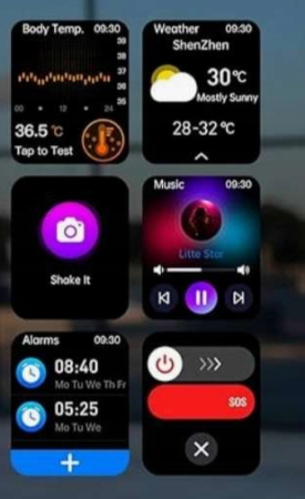Smartwatch sportiv pentru femei cu ecran AMOLED 1.7 inch [2]