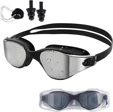 Accesorii sportive - Ochelari de Înot Polarizați Roujune cu Protecție UV și Tratament Anti-Aburire