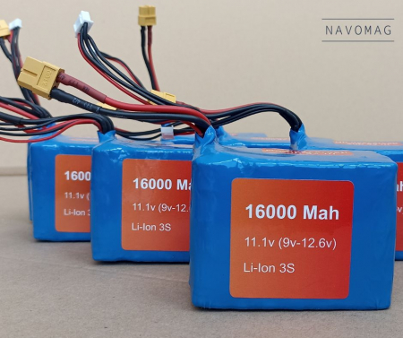 Acumulator Li-Ion 3S - 16000mAh, 11.1V, cu mufă XT60 [3]