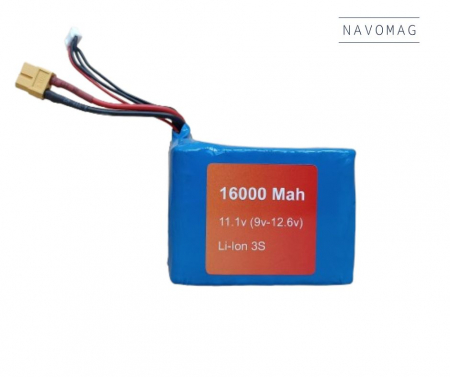 Acumulator Li-Ion 3S - 16000mAh, 11.1V, cu mufă XT60 [1]
