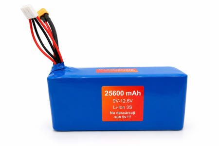 Acumulator Litiu-Ion 3S 12V 25600mAh Compact și Ușor