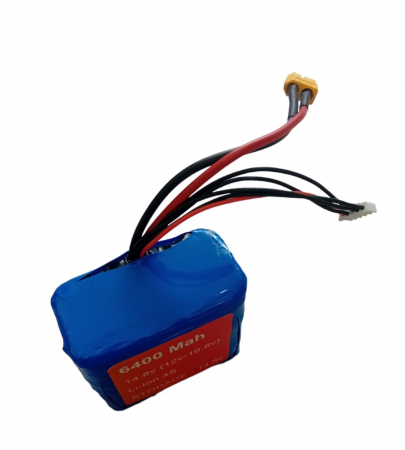 Acumulator Li-Ion 4S 6400mAh 12V-16.8V Mufă XT60 [2]