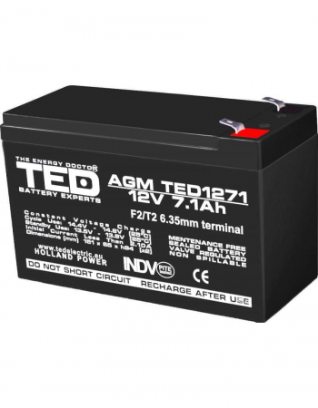 Acumulatori - Acumulator Plumb Acid Navomodel Plantat 12V 7ah
