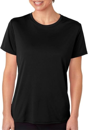 ECHIPAMENTE FITNESS - Tricou Sport Damă cu Mânecă Scurtă și Guler Rotund – Material Respirabil, Uscare Rapidă