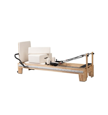 ECHIPAMENTE FITNESS - Aparat Multifunctional Reformer Profesional, Masa pentru Pilates din Lemn, Pentru modelarea corpului, Echipament de fitness,agrement
