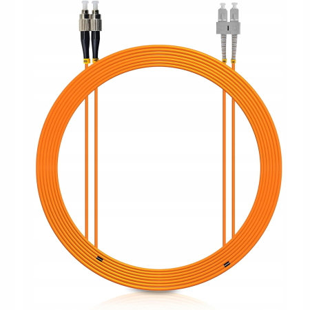 Module electronice - Cablu Fibră Optică Multimod OM2 FC/UPC – SC/UPC 3m Portocaliu