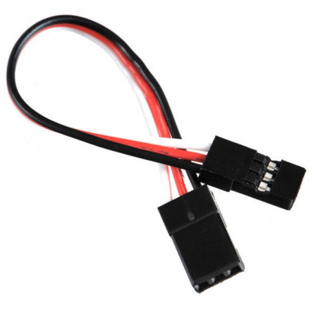 Accesorii Navomodele - Cablu Prelungitor Servo – 3 Fire Tată-Tată, Lungime 15 cm