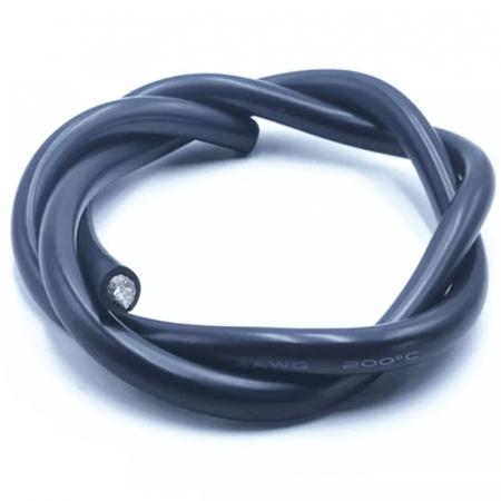 Accesorii acumulatori - Cablu Siliconic 16 AWG, flexibil, Pentru Baterii Rezistent la 200 grade rola 2 m, 1m rosu 1m negru