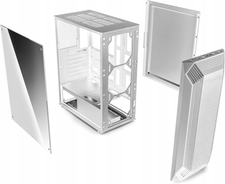 Carcasă PC Empire Gaming Ruby ARGB ATX Albă cu iluminare RGB și panou lateral transparent [2]