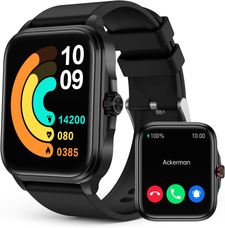 Smartwatch-uri - Ceas inteligent SOUYIE 2024, ecran 1.96 inch HD, monitorizare sănătate, moduri sport, rezistent la apă IP67, compatibil Android și iOS