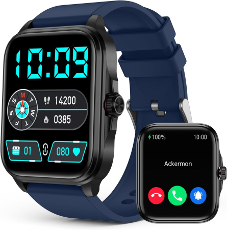 Smartwatch-uri - Ceas Inteligent SOUYIE 2024 pentru Femei 1 91 inch Apeluri Bluetooth Monitorizare Sanatate IP67