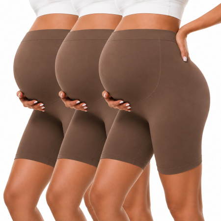 Haine dama - Colanti Scurti Dama Bleumarin cu Talie Inalta pentru Fitness, Yoga si Pilates