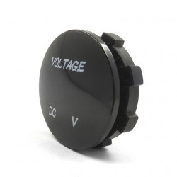 Voltmetru Digital Rotund 5-35V – Afișaj LED Verde, Rezistent la Apă, Ideal pentru Navomodele și Motociclete [1]