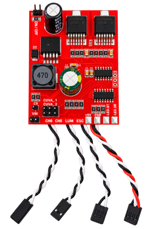 Variatoare turatie - Esc-uri Periate - Electronica Completa V3 pentru Navomodel de Plantat cu Regulator 30A UBEC si BLINK2
