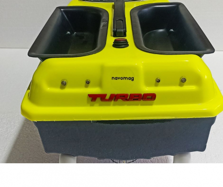 Emblemă Metalică "TURBO" Roșie – Accesoriu Auto cu Bandă Dublu Adezivă [1]