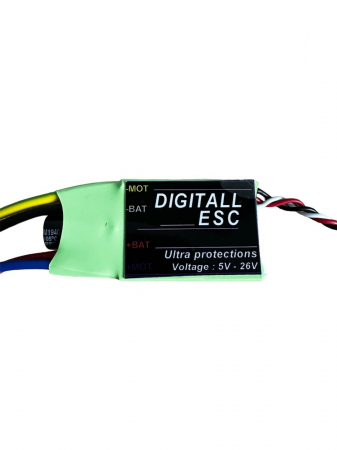 ESC 5-26V, 755 cu Ultra Protecții pentru Navomodele – Regulator Motor Periat [1]