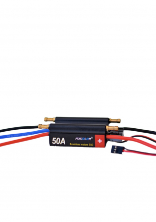 ESC Brushless FlyColor 50A 2-6S LiPo Water Cooling pentru Bărci RC – Performanță și Răcire Eficientă [2]