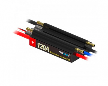 ESC Brushless 120A FlyColor – UBEC Inclus, Răcire pe Apă pentru Bărci RC [2]