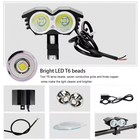 Proiector LED 20W cu Două Lămpi pentru Navomodele și Vehicule Off-Road [4]