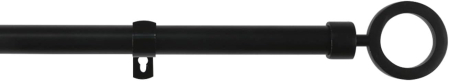 Mobilier - Galerie Extensibilă Perdele și Draperii 160-310 cm, Negru